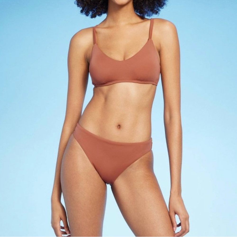 Mid Rise Bikini Set